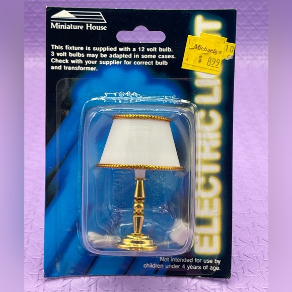 Vintage 90s electric light miniature lamp. - Picture 2 of 5